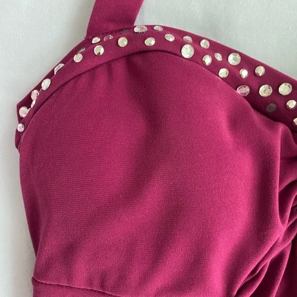 🌞Sale 3 for $15 Party top with gems/ woman’s size S - Picture 7 of 10